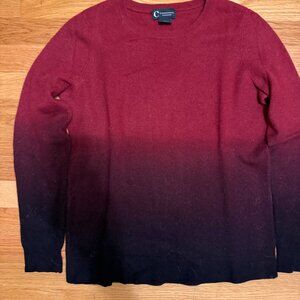 C By Bloomingdales 100% Cashmere Ombre Sweater